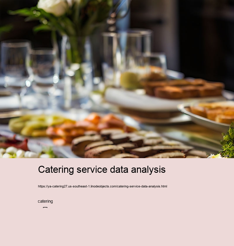 Catering service data analysis